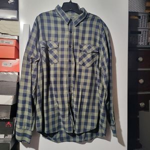 American Rag Mens Size XL Button Long Sleeve Top